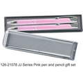 JJ Series Pen and Pencil Gift Set in Gift Box - Pink pen